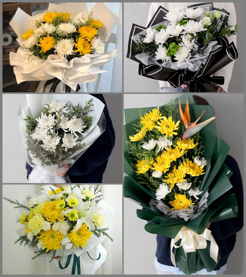 湖南郴州桂阳县莲塘镇里鱼村白事花束代送